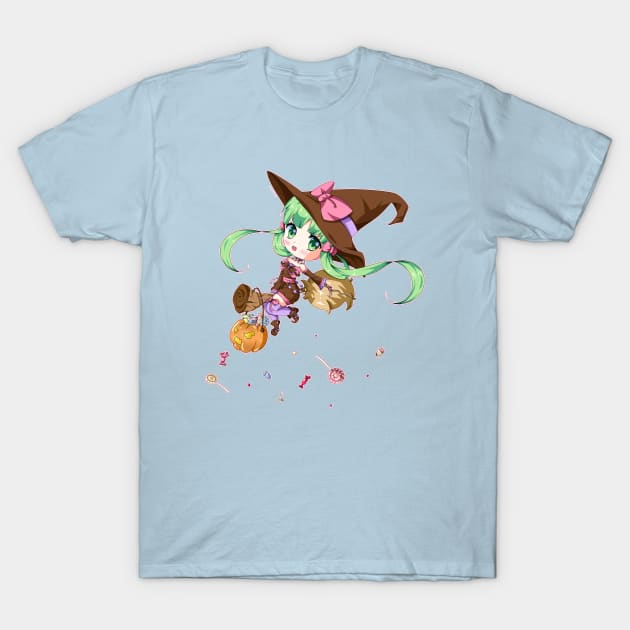 Kawaii Candy Witch T-Shirt by Littlepancake